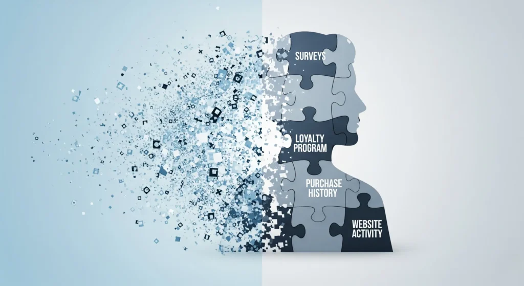 The End of the Cookie Crumbles: How to Build Your Business on First-Party Data, Not Borrowed Dirt 3 A split screen image. from blurry to clear